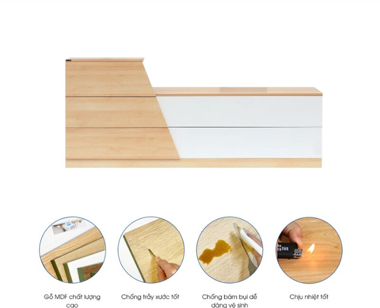Quầy lễ tân HT 08