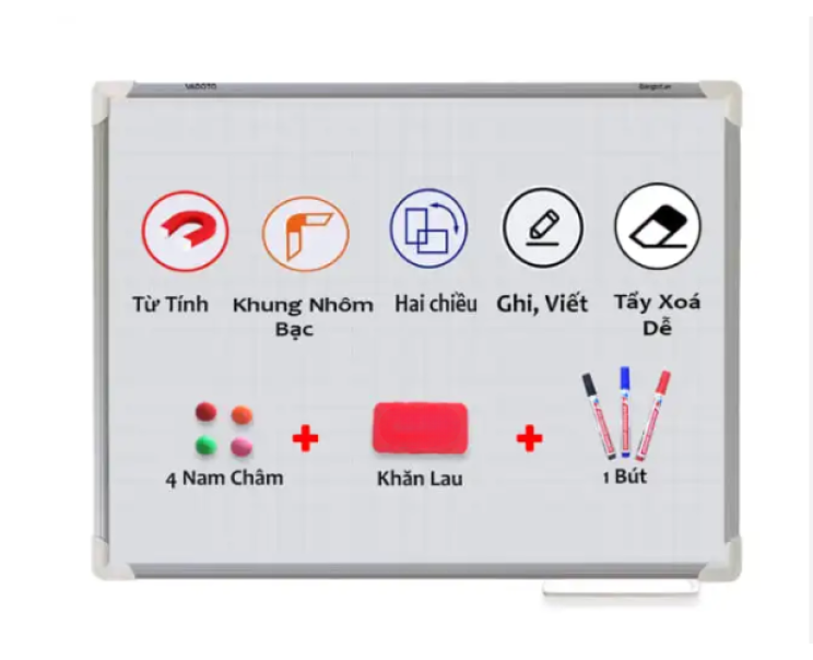 Bảng Từ Trắng Treo Tường 320x120