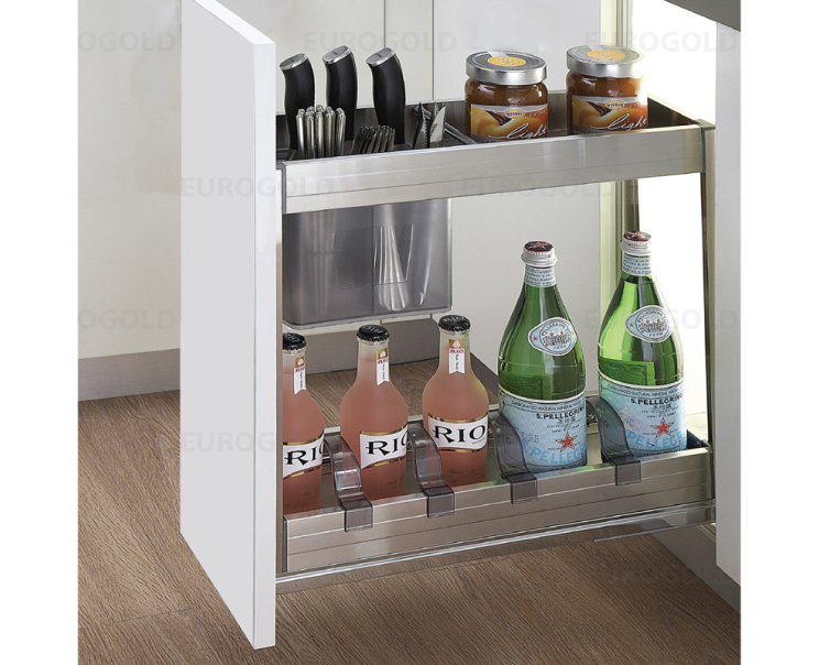Giá dao thớt chai lọ inox hộp EU1025 – Eurogold